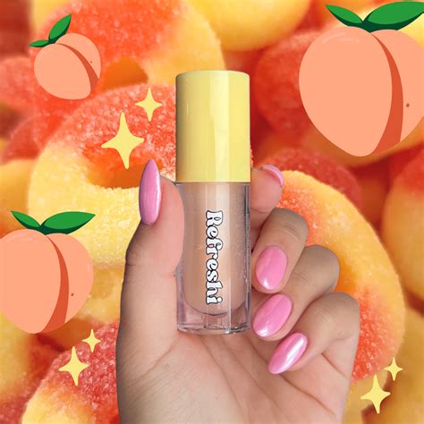 Peach Candy Lip Oil – Refreshi Cosmétiques
