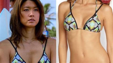 The swimsuit of Kono Kalakaua (Grace Park) in Hawaii 5-0 (S05E03) | Spotern