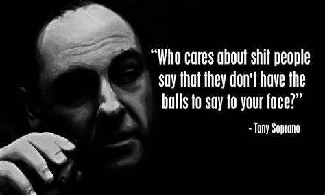 Words of wisdom from Tony Soprano | Sopranos quotes, Tony soprano, Wisdom quotes