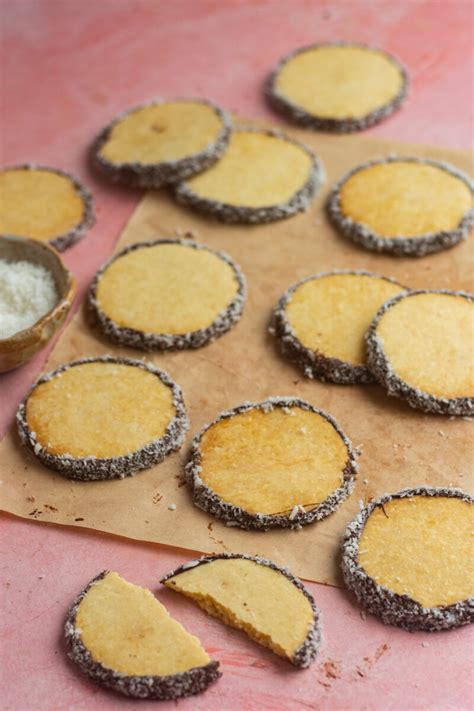 eggless coconut biscuits - Bake with Shivesh