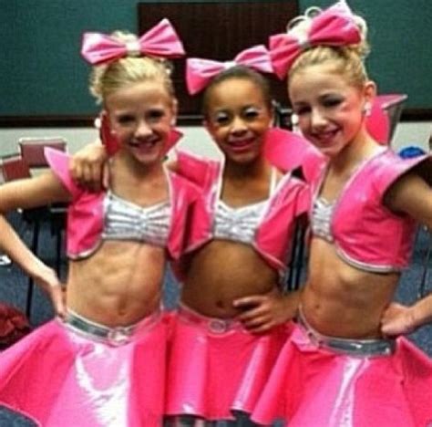 Paige, Nia, and Chloe in 'Sassy Dolls' costumes | Dance moms girls ...