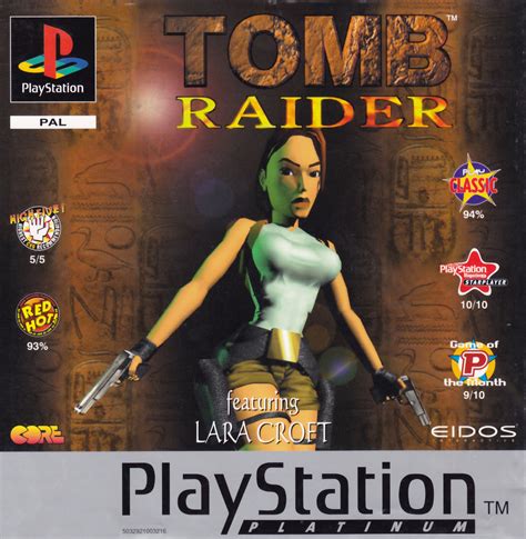 TOMB RAIDER (PAL) - PLATINUM FRONT