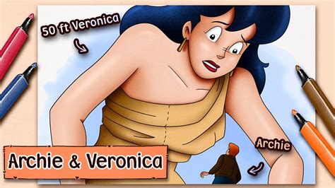 Archie's Weird Mysteries Attack of the 50-ft Veronica Drawing - YouTube