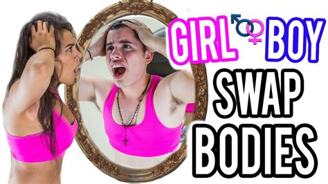 GIRL & BOY SWAP BODIES! NataliesOutlet - YouTube