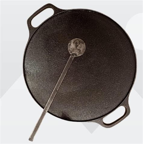 Hand seasoned -Double handled Cast Iron Dosa Pan 12″ – GetKitch.in