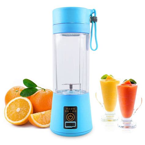 Portable Mini Blender,Smoothie Blender-Two Blades, Mini Travel Personal ...