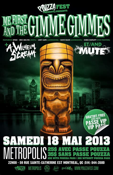 Me First And The Gimme Gimmes - A Wilhelm Scream Live 18 Mai 2013 ...