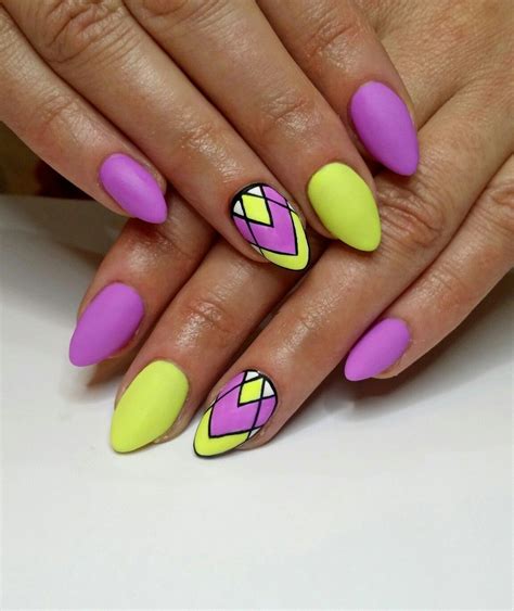 The Latest Trend: Purple And Yellow Nail Designs | The FSHN