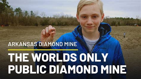 Worlds only public Diamond mine - Arkansas Diamond State Park - YouTube