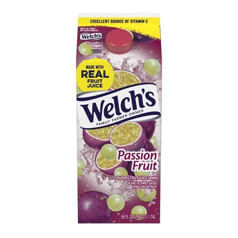 Welch's, Passion Fruit Flavored Fruit Juice Cocktail Blend, 59 Fl. Oz ...