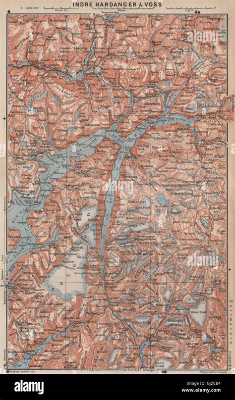 Hardangerfjord Map