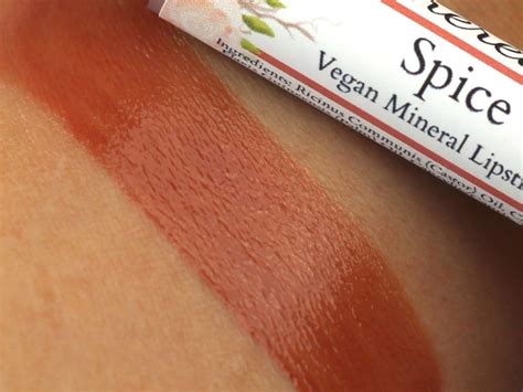 Brownish Red Lipstick Spice vegan cinnamon | Etsy