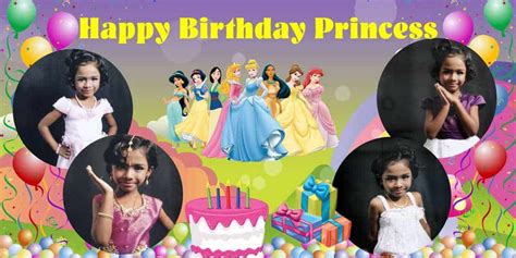 Disney Princess Birthday Banner 4