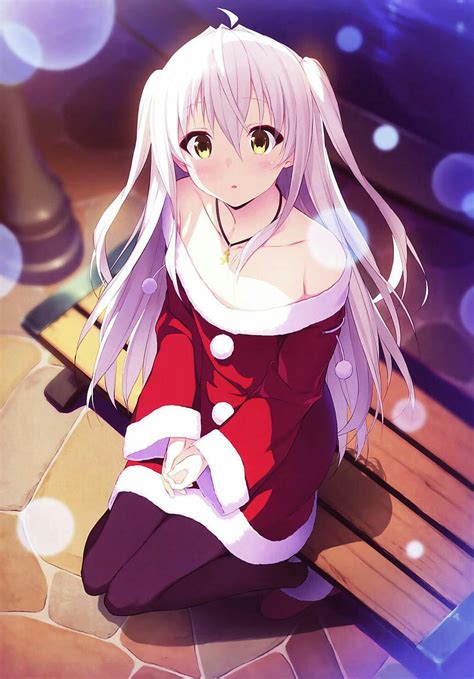 Christmas anime girl, HD phone wallpaper | Peakpx