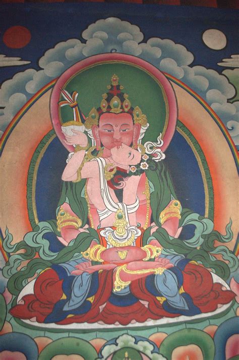 Mural of Amitābha, the Buddha of Boundless Life, in Goleng Temple. | Mandala Collections - Images