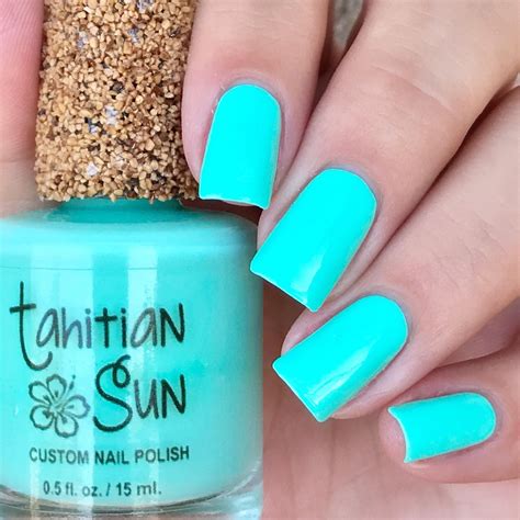 Aqua Blue- Nail Polish | Aqua nails, Turquoise nails, Nail polish