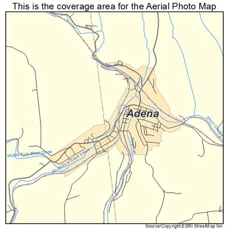 Aerial Photography Map of Adena, OH Ohio