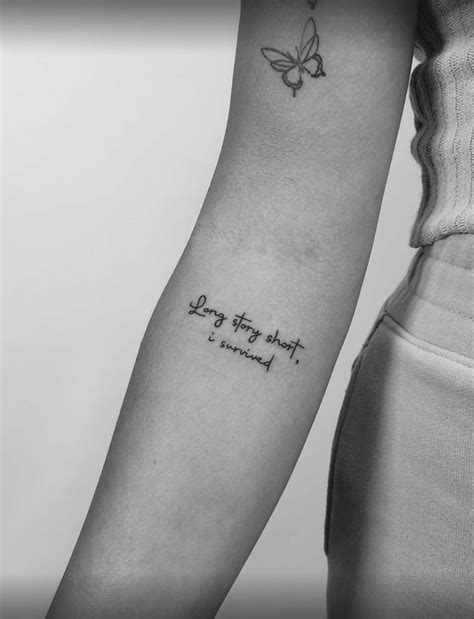 Short Quote Tattoos, Lyric Tattoos, Time Tattoos, Dream Tattoos, Long Quote Tattoo, Tatoos, Cute ...