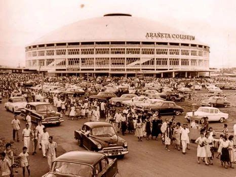 Vintage photograph of Araneta Coliseum in Quezon City | PLN Media