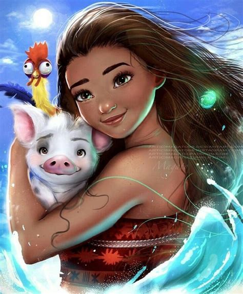 Pin by Hiba Faouri Khan on Disney Art | Disney moana art, Disney fan art, Disney princess art