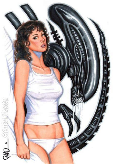 Ripley and the Xenomorph | Giger alien, Alien artwork, Alien art