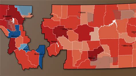 Where Montana’s key elections were won, county by county