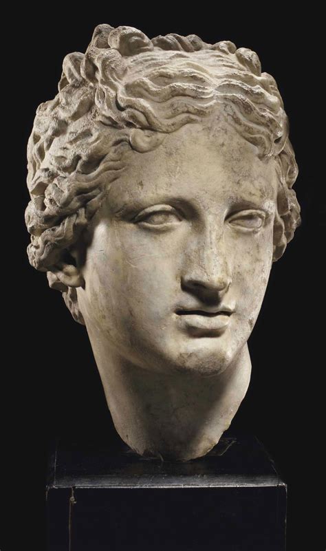 A ROMAN MARBLE HEAD OF VENUS , CIRCA 1ST-2ND CENTURY A.D. | Christie's