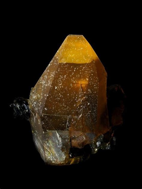 Greenockite, quarry Kreimbach, Kusel, Rhineland-Palatinate, Germany. Crystal about 3,5 mm ...