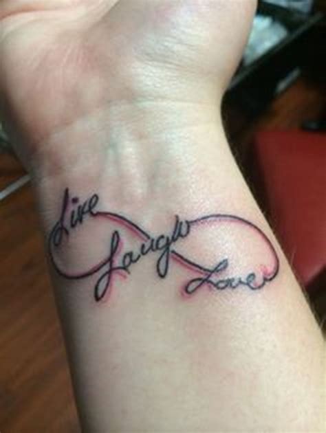 16 Adorable Live Laugh Love Wrist Tattoos