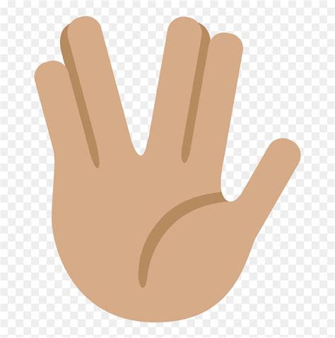 Vulcan Salute Emoji Clipart - Hand Live Long And Prosper, HD Png Download - vhv