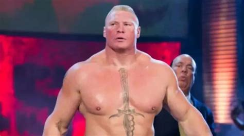 Brock Lesnar Stomach Sword Tattoo Meaning Explained And Images - The ...