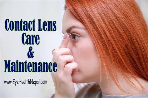 Contact Lens Care and Maintenance, Contact Lens Solution - Eye Health Nepal, Eye Care Information