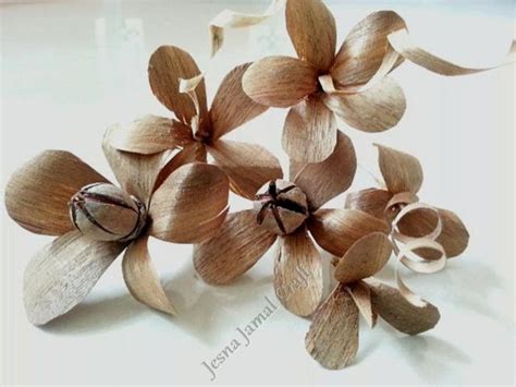 DIY Wood Flower Making Step By StepTutorial - Life Chilli