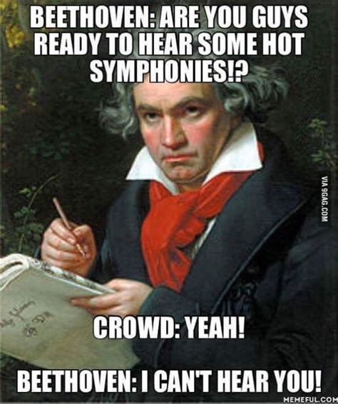 Oh, Beethoven. Music Jokes, Music Nerd, Music Is Life, Music Humour ...