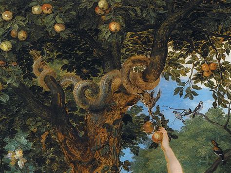 The garden of Eden with the fall of man (detail) by Peter Paul Rubens ...