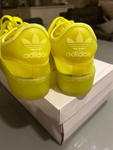 Adidas Superstar Jelly Yellow US 8.5 W on Carousell