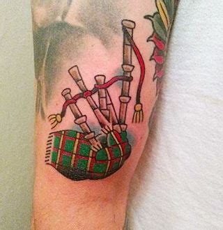 Bagpipes Tartan Tattoo | Scottish tattoos, Tattoos, Scotland tattoo