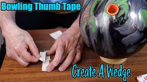 The Perfect Bowling Release | Bowling Tip on Using Thumb Tape - YouTube