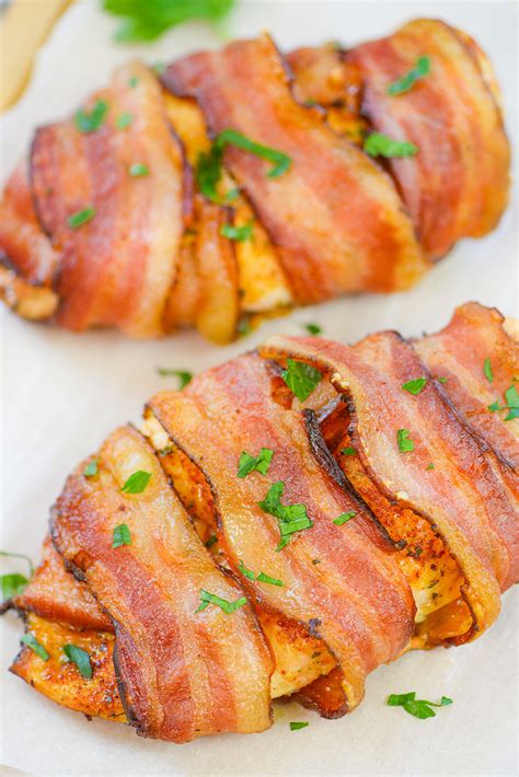 Air Fryer Bacon Wrapped Chicken Breast | AirFried.com