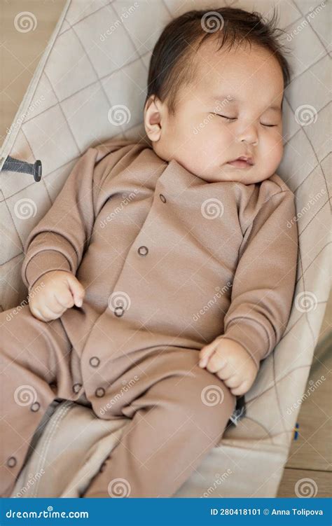 Asian Cute Baby Boy Sleeping Stock Image - Image of vertical, care: 280418101