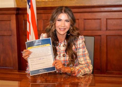 SD Gov. Kristi Noem signs pledge with conservative parental rights group Moms for Liberty