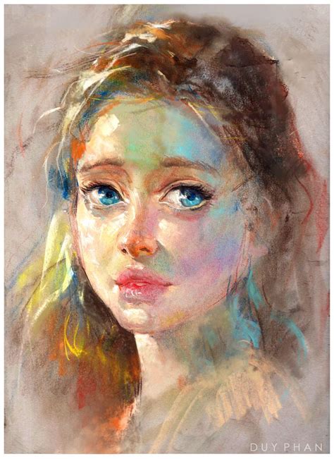 Chalk pastel art, Portrait painting, Pastel portraits