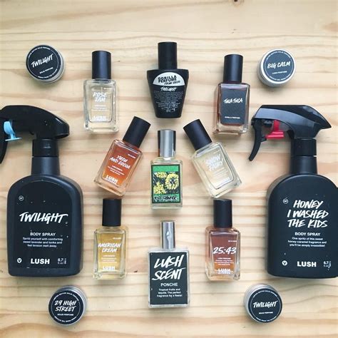 Here’s my entire Lush perfume collection which includes the body sprays ...