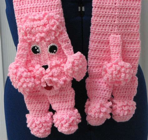 Crochet Poodle Scarf Dog Scarf Crochet, Scarf Crochet Pattern, Crochet Scarves, Knitting ...