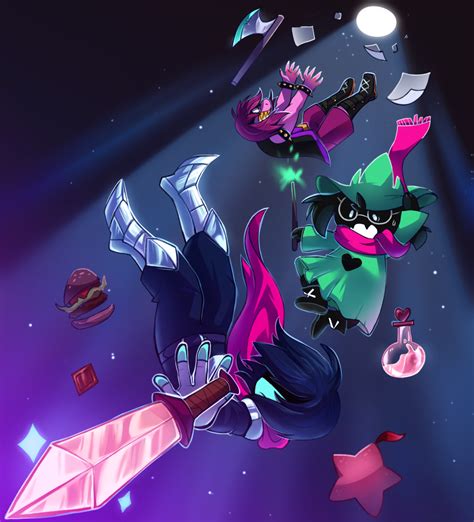 Deltarune (+ SPEEDPAINT) by aphelione on DeviantArt