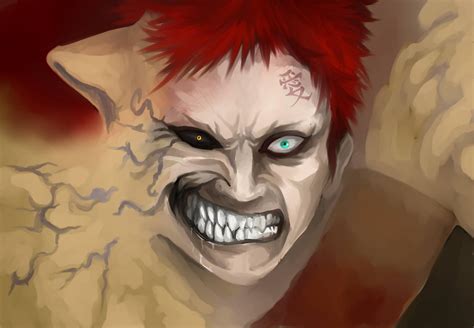 Gaara (Shukaku-form 1) by ananovik on DeviantArt