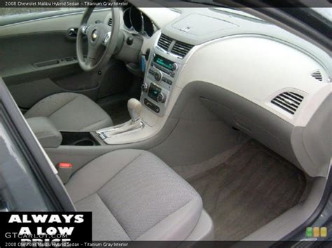 Titanium Gray Interior Dashboard for the 2008 Chevrolet Malibu Hybrid Sedan #38310819 | GTCarLot.com