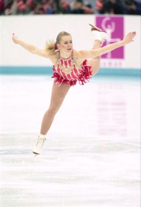 Tonya Harding performing her technical program during the XVll Winter ...