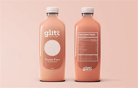 Glitt | Bottle design packaging, Food packaging design, Drinks ...