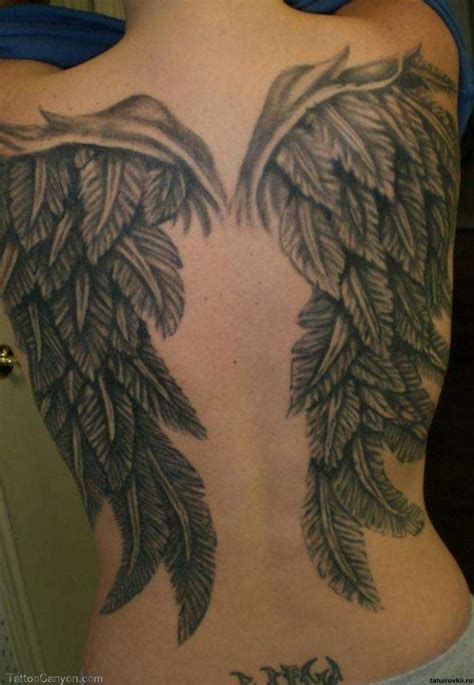 Angel Wings Tattoo On Back Female | Tattoo Designs